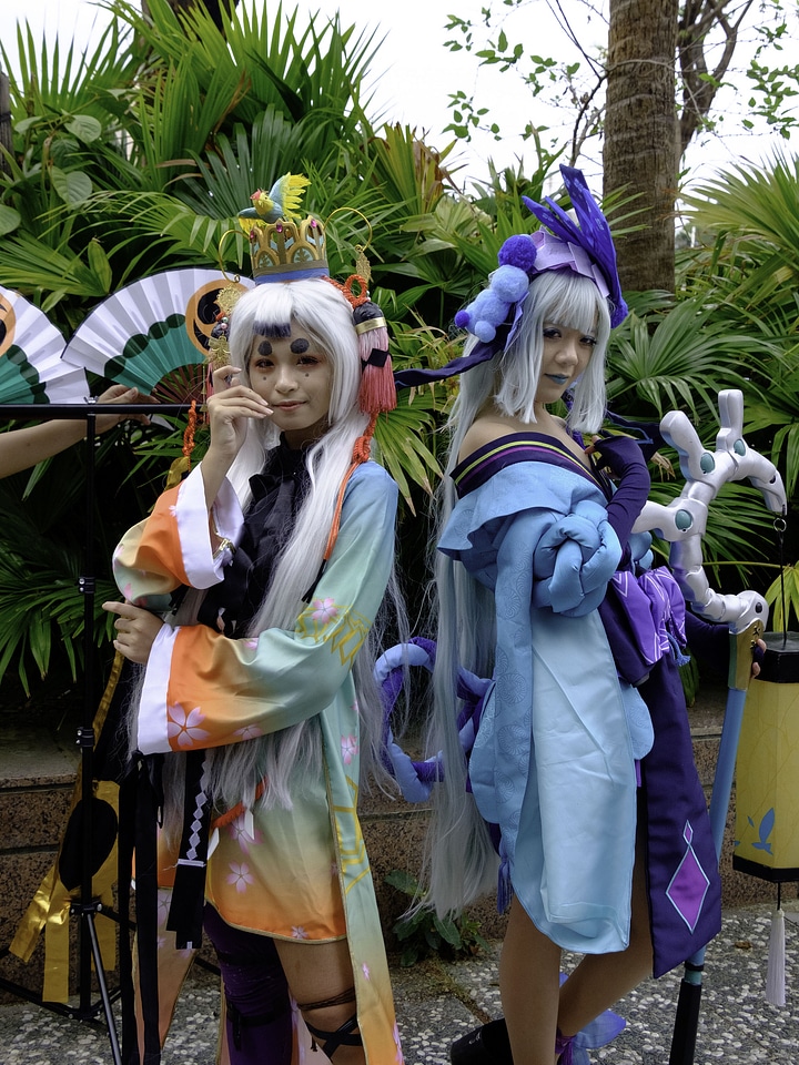 Portrait of Japan anime cosplay women