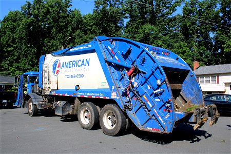 American Disposal truck 539 on yard waste photo