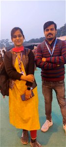 Ranjan Mistry with Shrishti, Video Journalist Intern at Campus Varta