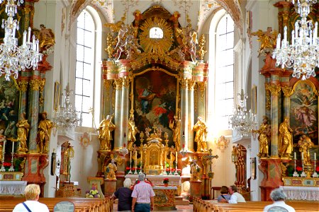 St. Peter and Paul Church in Mittenwald, Bavaria, Germany