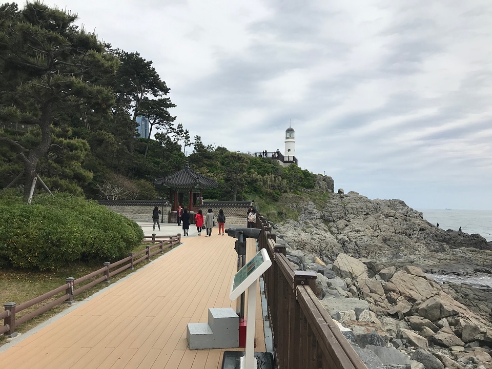 Haeundae Dongbaekseom in Busan Korea