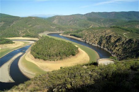 El Meandro del Melero Riomalo de Abajo, Extremadura, Spain