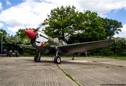 EGSX - Curtiss P-40 Kittyhawk - Hangar 11 - Lulu Belle - 43-5802