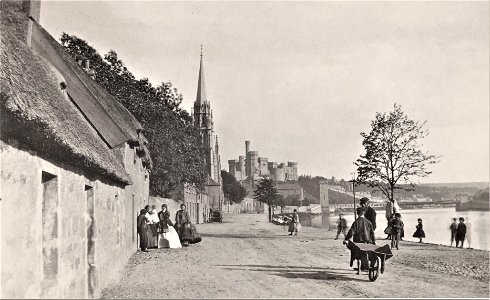 Inverness Bank Street Looking to the Castle 1865