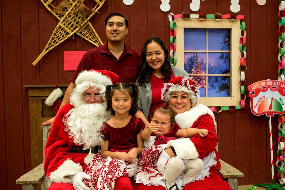 Emmonak welcomes Santa to town photo