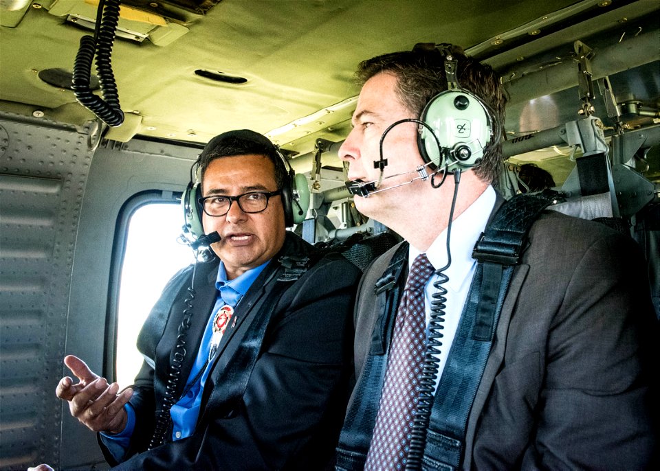 FBI Director Visits North Dakota Indian Reservation