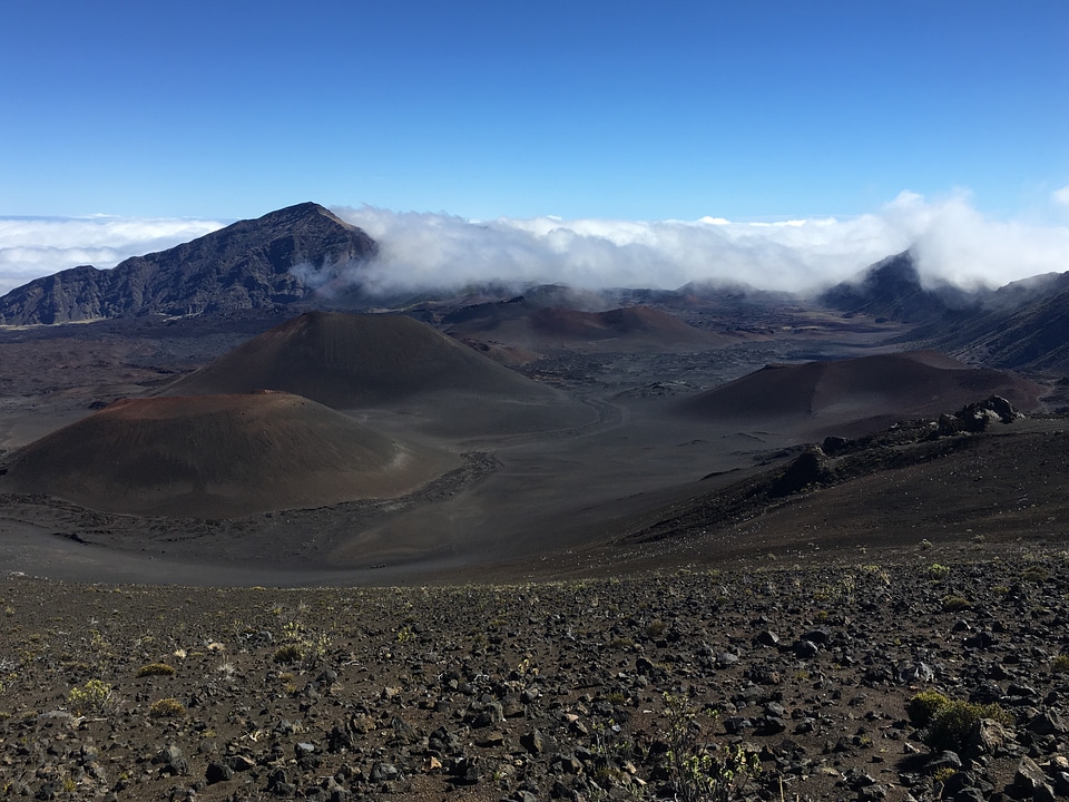 Trail in Haleakala National Park, Maui, Hawaii