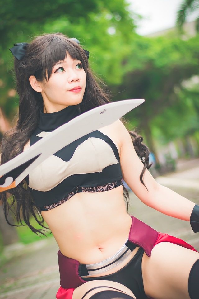Female warrior with sword