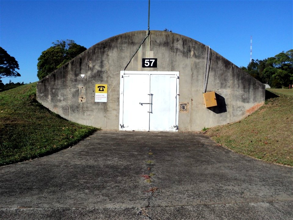 RAN Armament Depot Newington - Building 57 - US Navy Concrete Arch Magazine