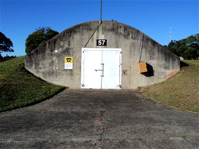 RAN Armament Depot Newington - Building 57 - US Navy Concrete Arch Magazine