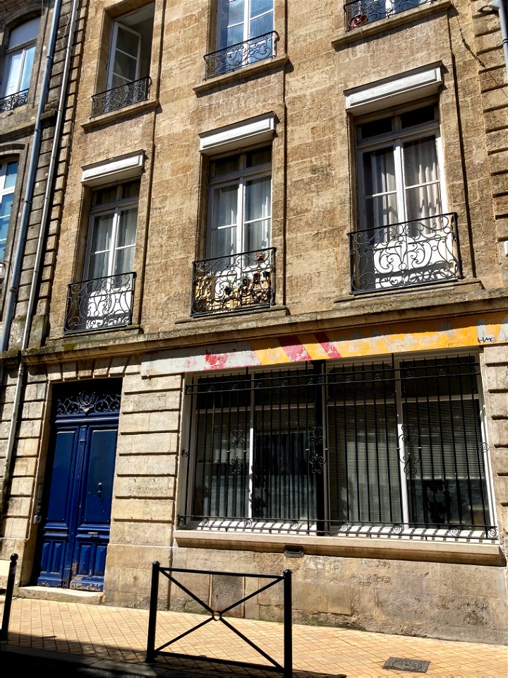 Site of First SM School: 53 Rue des Menuts, Bordeaux