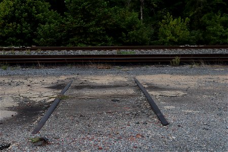 The final remnants of the Brunswick Roundhouse