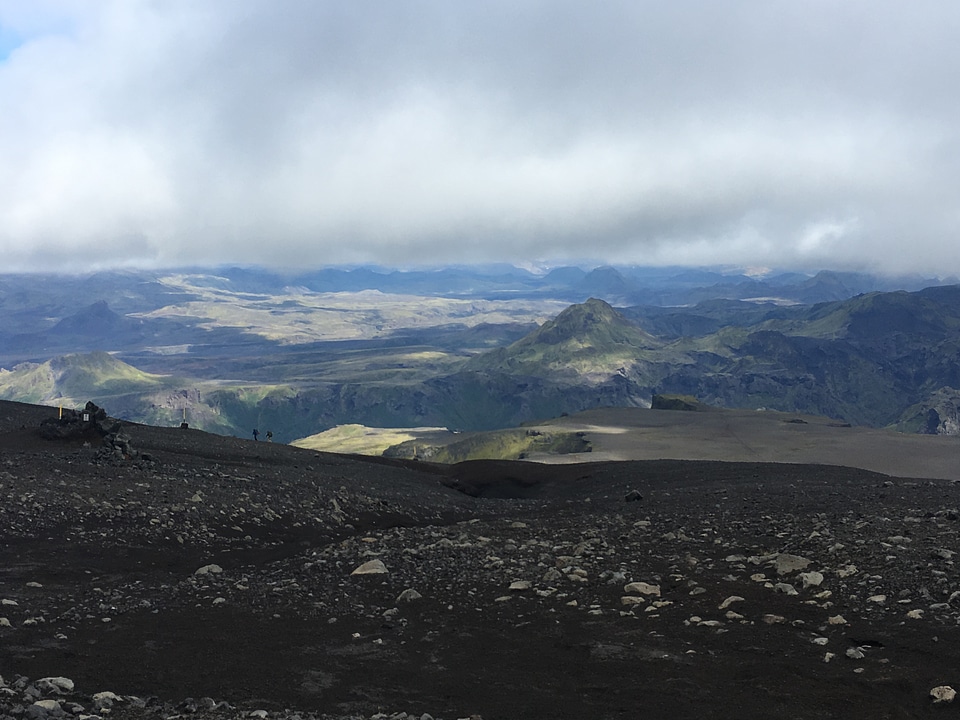 Mountain trail in Skaftafell National Park of Iceland