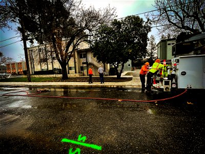 Water Main 9th and F St photo