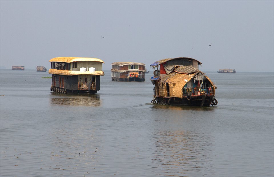 Houseboat, Kerala, India