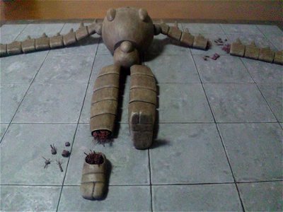 ラピュタ ロボット兵の模型 戦闘バージョン photo