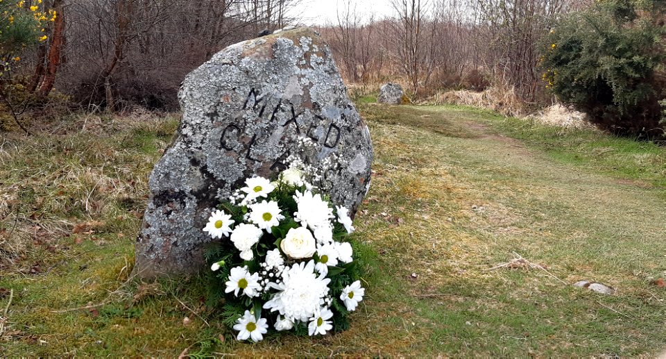 Mixed Clan Grave Marker Culloden Battlefield, Inverness photo