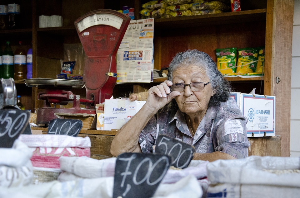 Market merchant lady