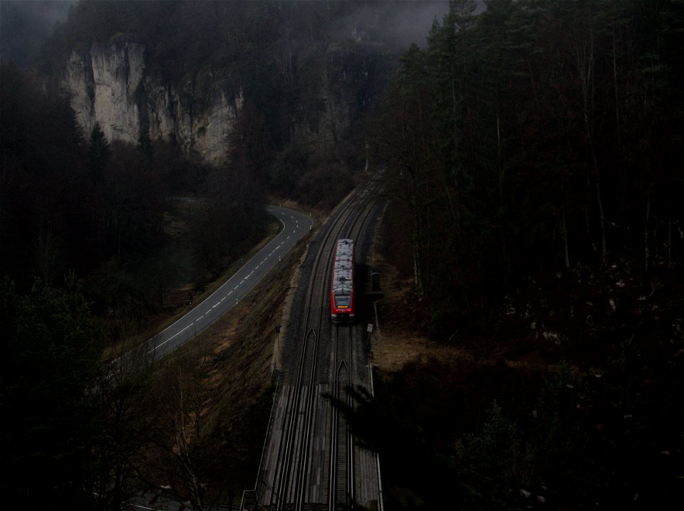 Entlang der Pegnitz Bahnstrecke Nürnberg Cheb