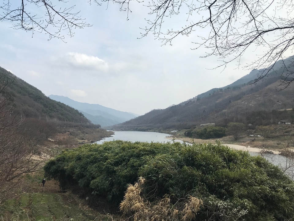 Seomjin River in South Korea