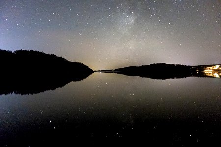 Stars and Milky Way over Åbyfjorden 9
