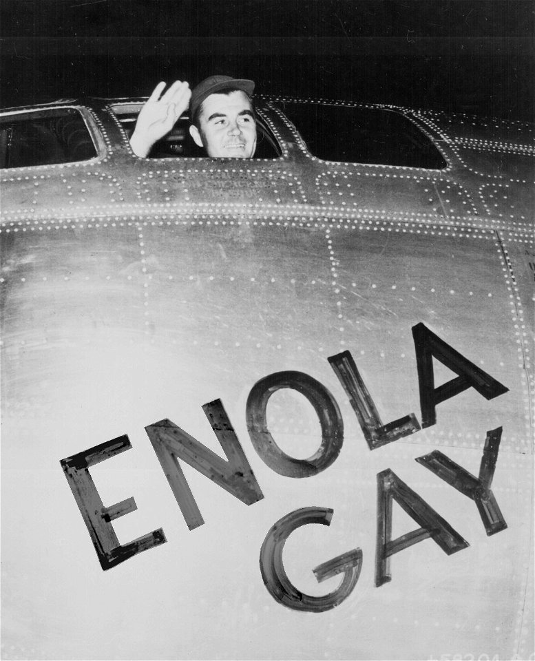 Enola Gay, you should have stayed at home yesterday