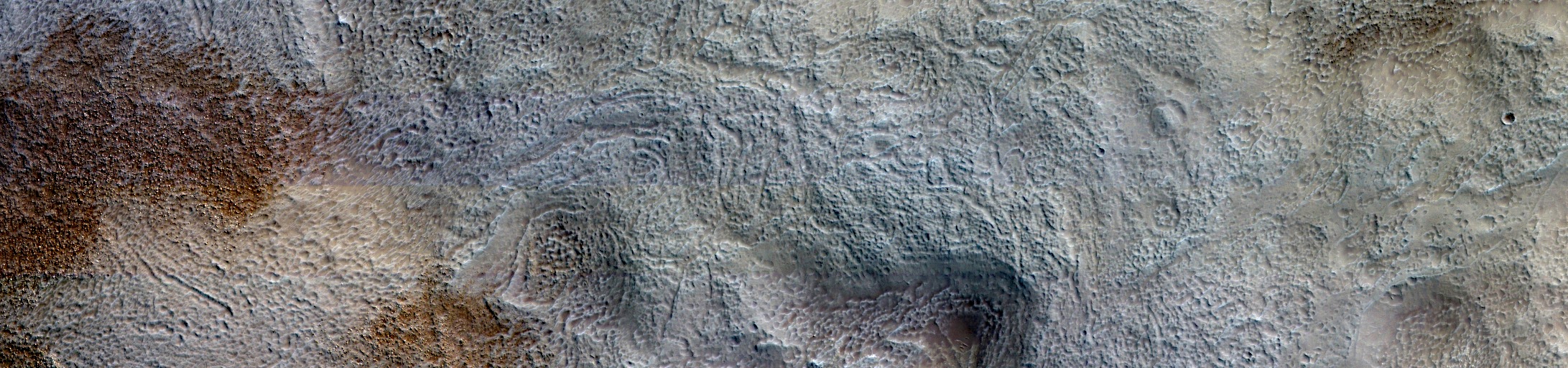 Mars - Terrain in Northeastern Hellas Planitia