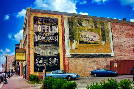 Norfolk Virginia - Ghost Signs - The House of Hofflin - Sailors Suits Made to Order - Gold Medal Flour - United States photo
