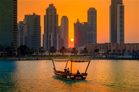 Dubai Sunset photo
