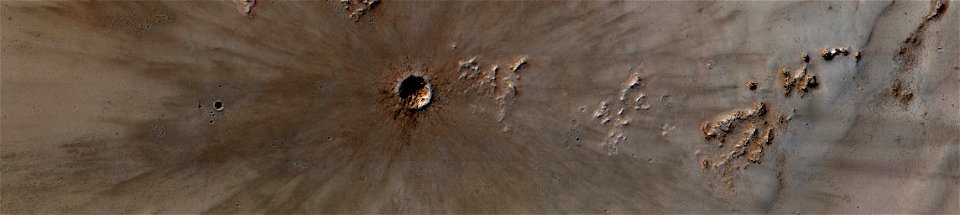 Mars - Small Rayed Crater photo