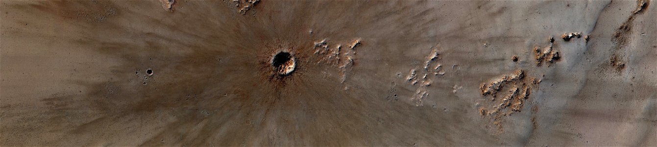 Mars - Small Rayed Crater