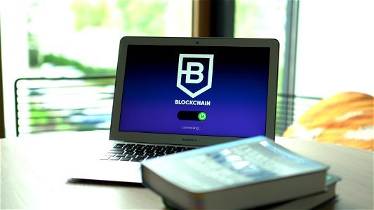 Blockchain education concept, edtech photo