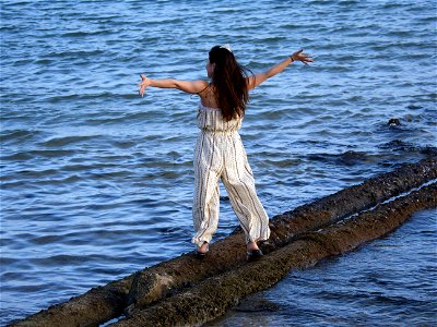 Nouméa - Anse Vata - Yesss ! Je marche sur l'eau !
