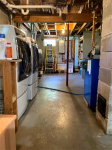 Basement, appliances