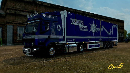 Combo-skin Renault Premium and Vanhool Trailer