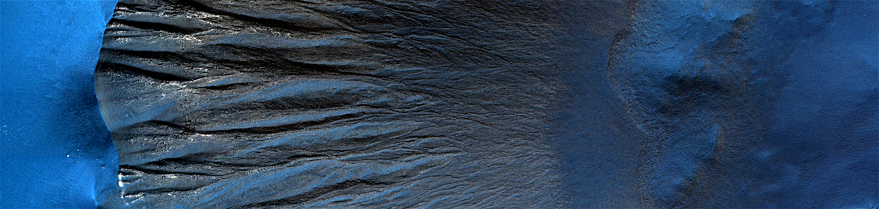 Mars - Northern Hemisphere Gullies