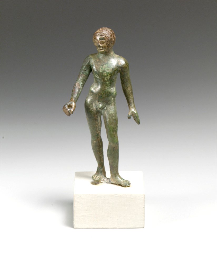 Bronze statuette of a youth-96.9.301