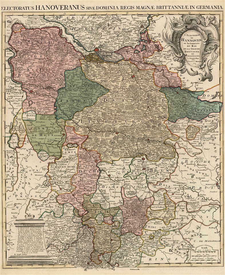 16 Die Besitzungen des englischen Königs in Deutschland 1745