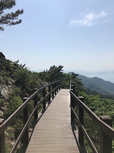 Wooden Bridge Saryangdo Tongyeong Island South Korea