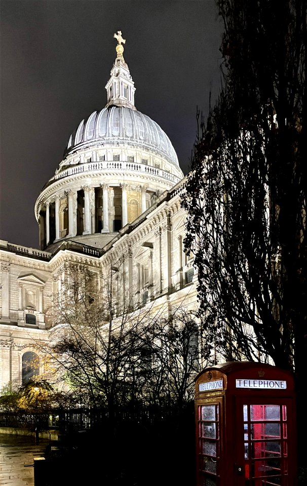 St Paul's by night photo