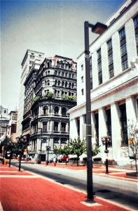 Philadelphia - Pennsylvania - Abandon 1996 - New York Mutual Life Insurance Company Building - AKA - The Victory Building Apartments - Restored photo