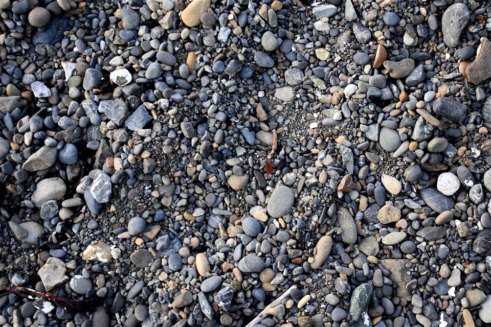Beach pebbles
