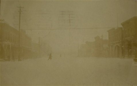 Snow on Broad Street (1908) photo