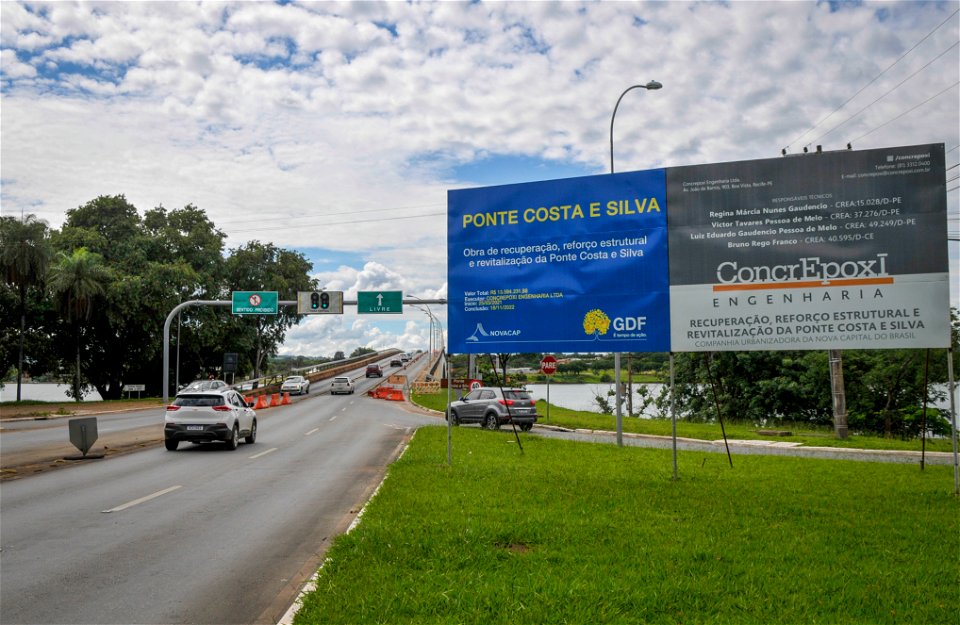 Ponte Costa e Silva vai ganhar passarela para pedestres e ciclovia