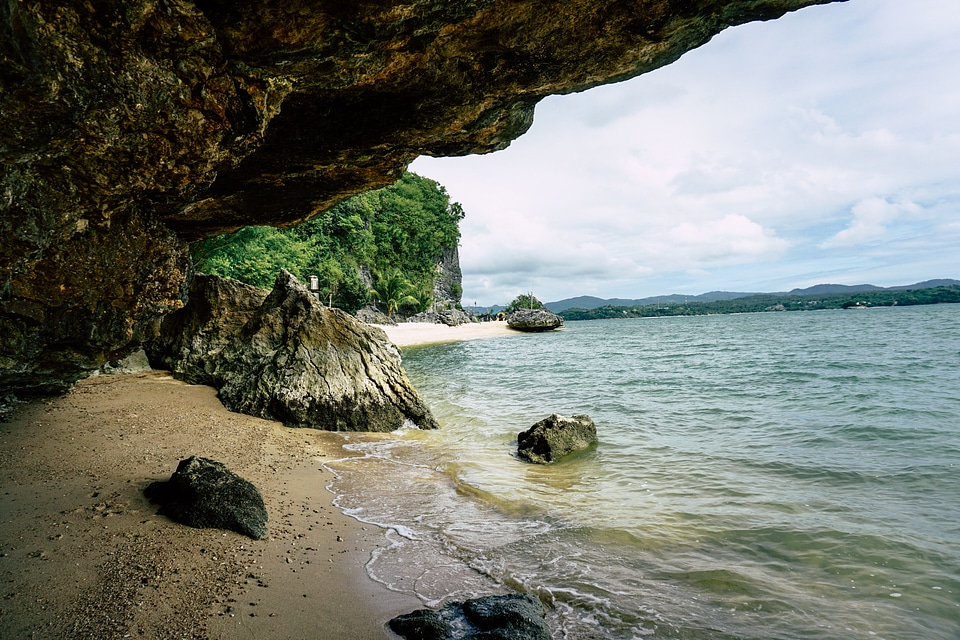 Borawan Island in Quezon Province