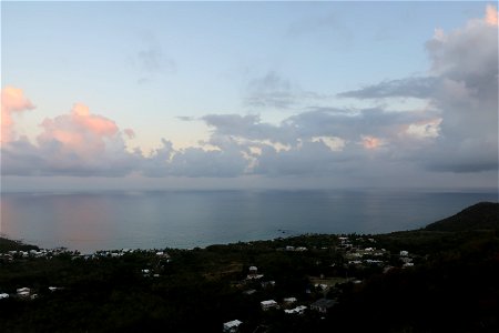 Yabucoa Evening Ocean Clouds Right photo