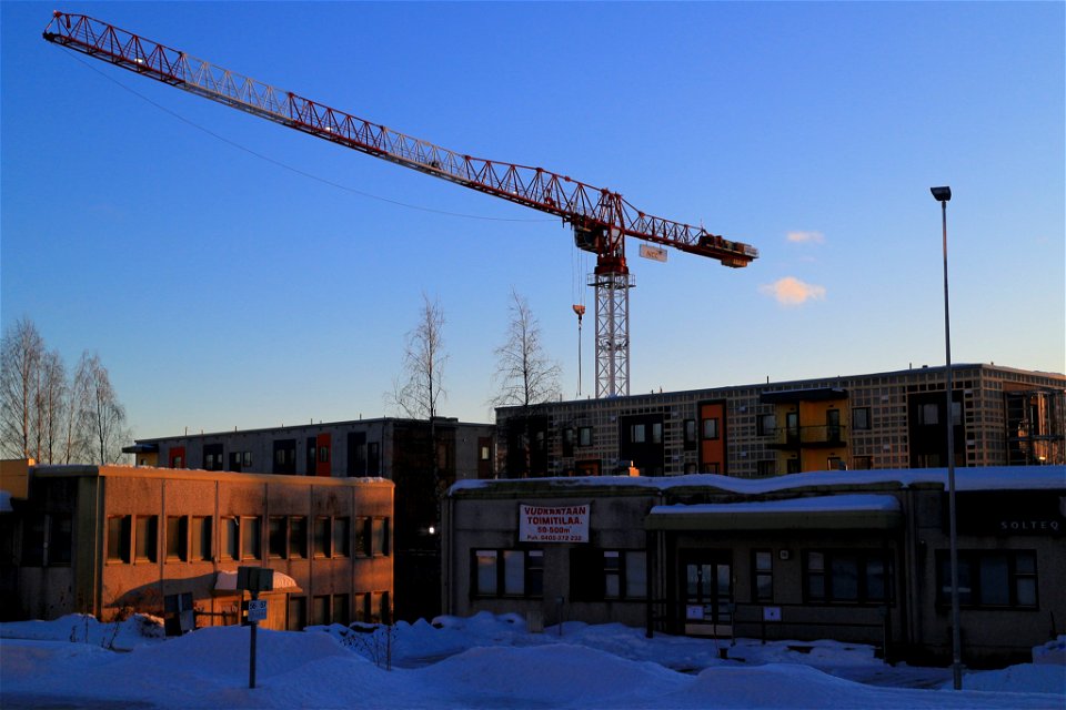 Jotain rakenteilla, jotain vuokrattavissa