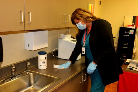 Nurse Cleaning photo