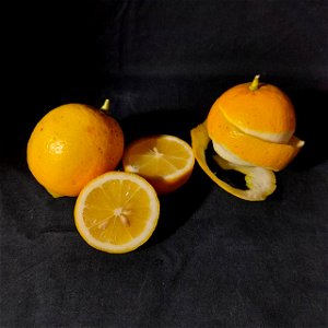 Bodegón con limón (Picado)