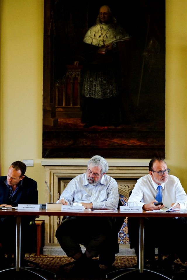 Michael West, David Cay Johnston and George Rozvany
